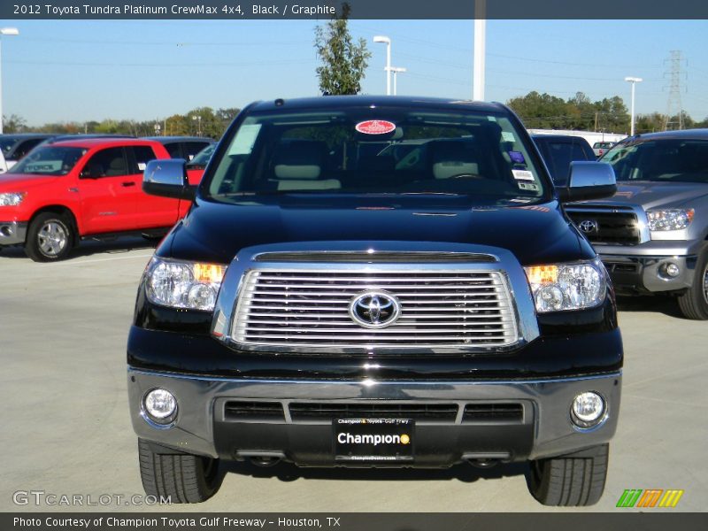 Black / Graphite 2012 Toyota Tundra Platinum CrewMax 4x4