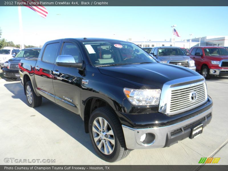 Black / Graphite 2012 Toyota Tundra Platinum CrewMax 4x4
