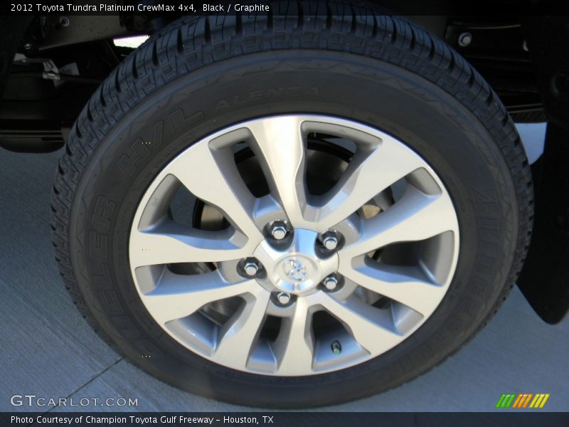Black / Graphite 2012 Toyota Tundra Platinum CrewMax 4x4