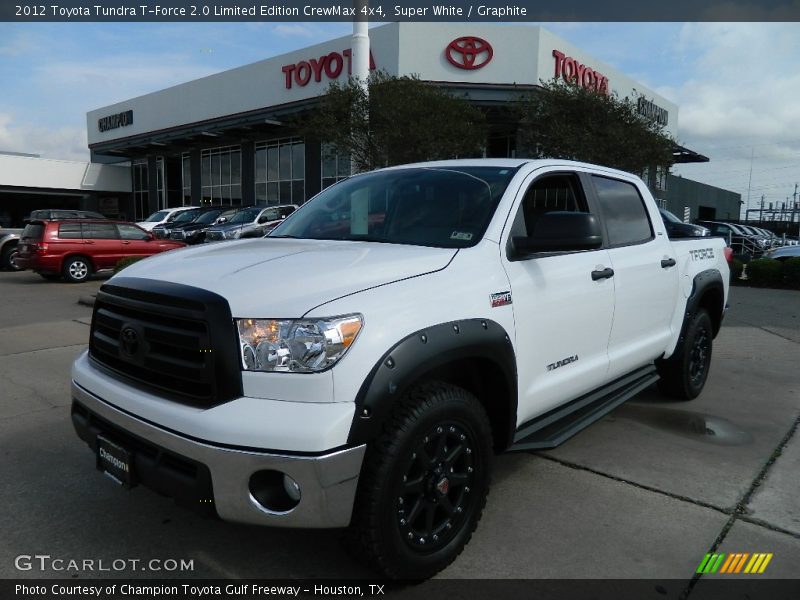 Super White / Graphite 2012 Toyota Tundra T-Force 2.0 Limited Edition CrewMax 4x4
