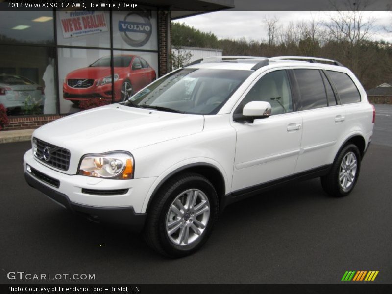 Ice White / Beige 2012 Volvo XC90 3.2 AWD