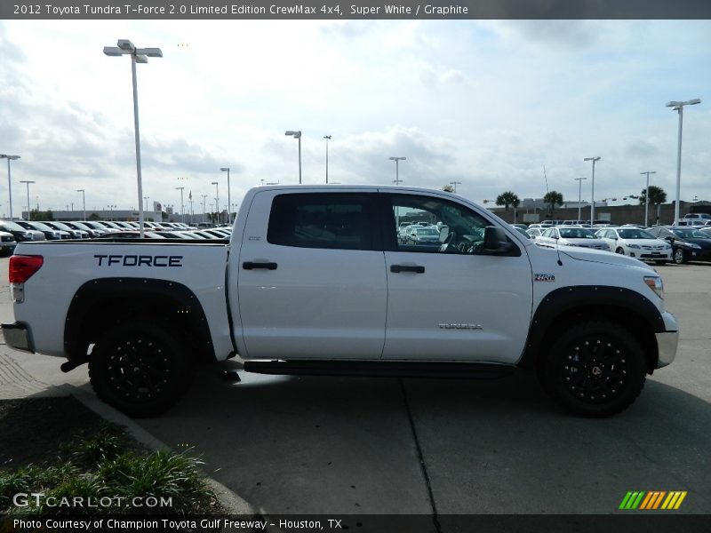 Super White / Graphite 2012 Toyota Tundra T-Force 2.0 Limited Edition CrewMax 4x4