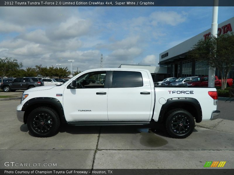 Super White / Graphite 2012 Toyota Tundra T-Force 2.0 Limited Edition CrewMax 4x4