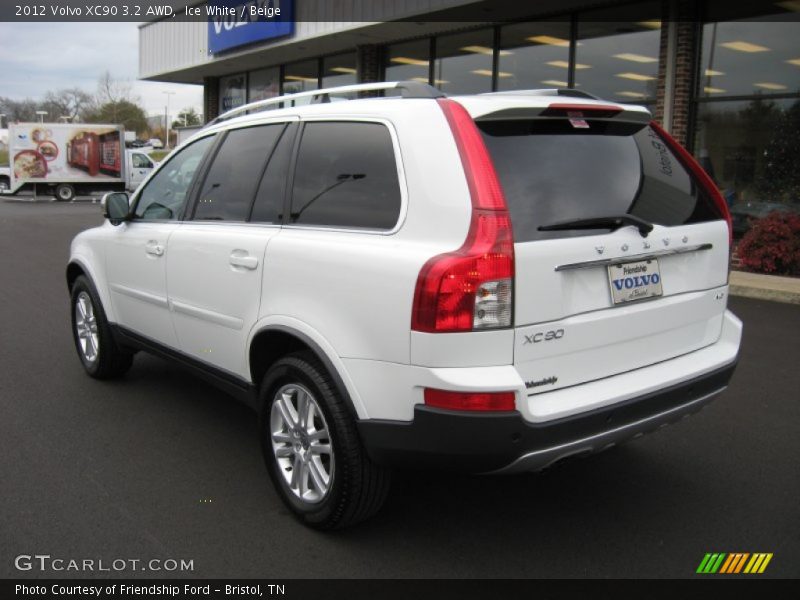 Ice White / Beige 2012 Volvo XC90 3.2 AWD