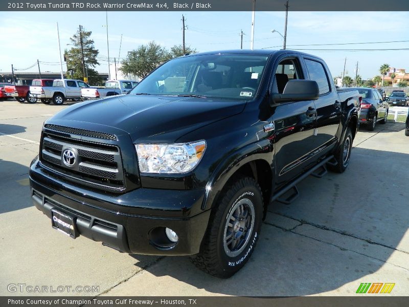 Black / Black 2012 Toyota Tundra TRD Rock Warrior CrewMax 4x4