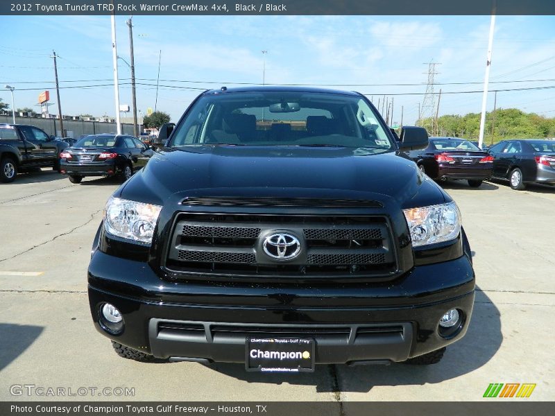 Black / Black 2012 Toyota Tundra TRD Rock Warrior CrewMax 4x4