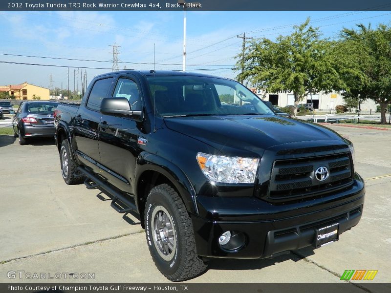 Black / Black 2012 Toyota Tundra TRD Rock Warrior CrewMax 4x4