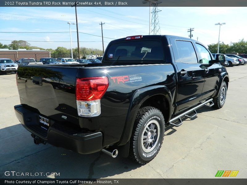 Black / Black 2012 Toyota Tundra TRD Rock Warrior CrewMax 4x4