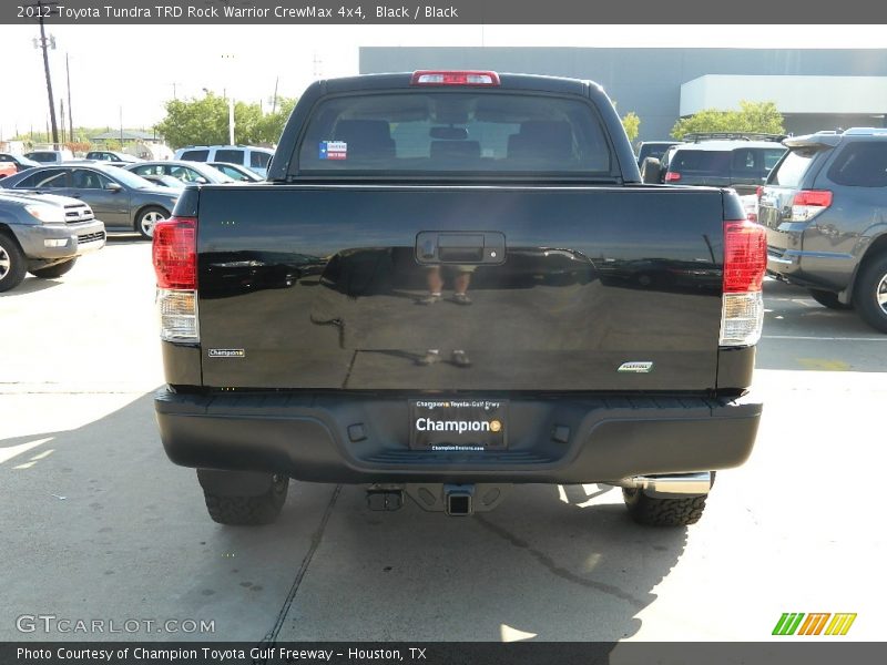 Black / Black 2012 Toyota Tundra TRD Rock Warrior CrewMax 4x4