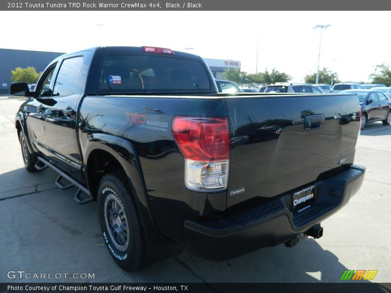 Black / Black 2012 Toyota Tundra TRD Rock Warrior CrewMax 4x4