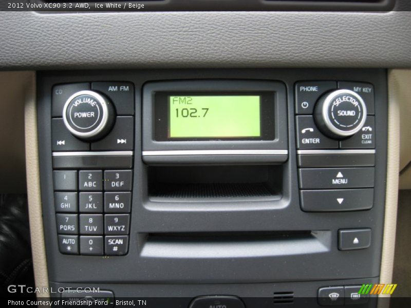 Ice White / Beige 2012 Volvo XC90 3.2 AWD