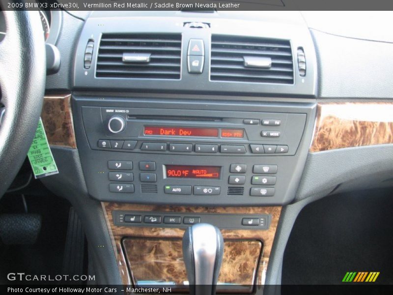 Vermillion Red Metallic / Saddle Brown Nevada Leather 2009 BMW X3 xDrive30i