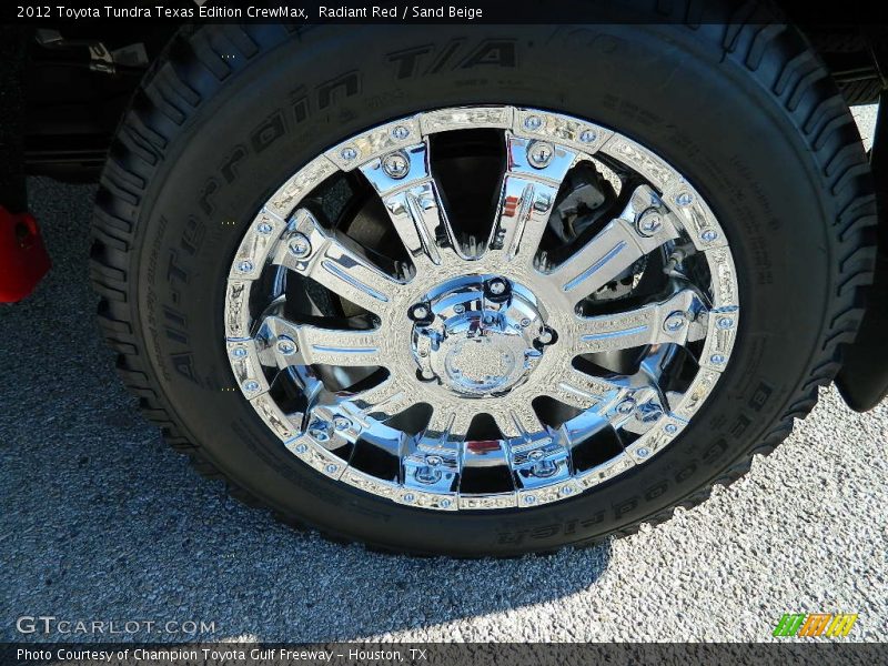 Radiant Red / Sand Beige 2012 Toyota Tundra Texas Edition CrewMax