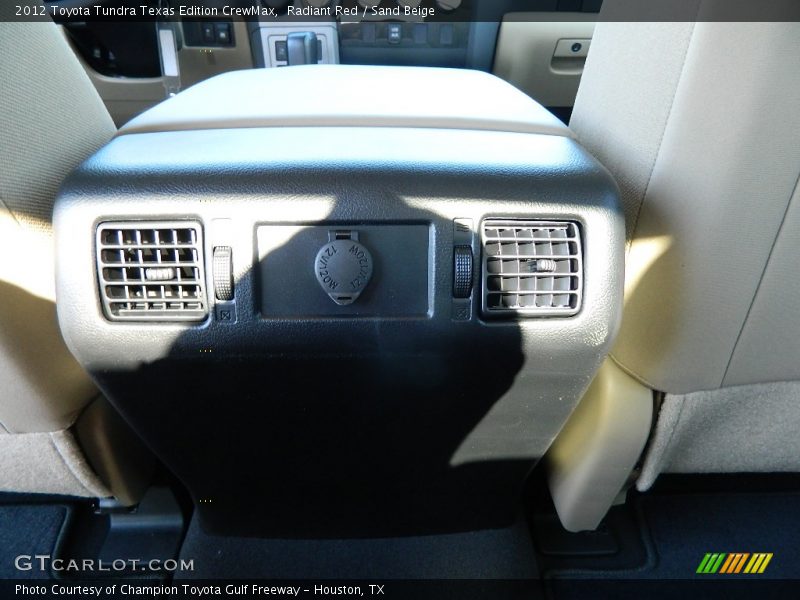 Radiant Red / Sand Beige 2012 Toyota Tundra Texas Edition CrewMax