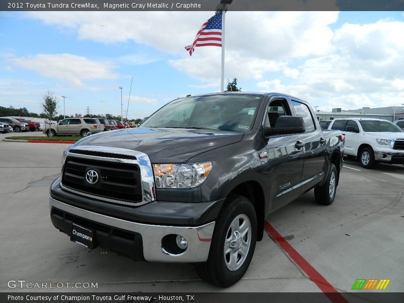 Magnetic Gray Metallic / Graphite 2012 Toyota Tundra CrewMax