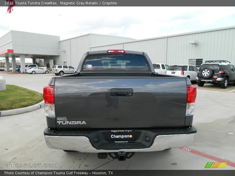 Magnetic Gray Metallic / Graphite 2012 Toyota Tundra CrewMax