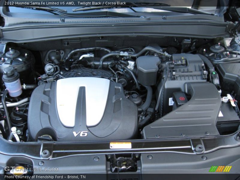  2012 Santa Fe Limited V6 AWD Engine - 3.5 Liter DOHC 24-Valve V6