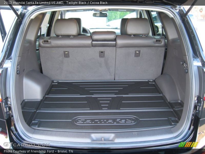 Twilight Black / Cocoa Black 2012 Hyundai Santa Fe Limited V6 AWD