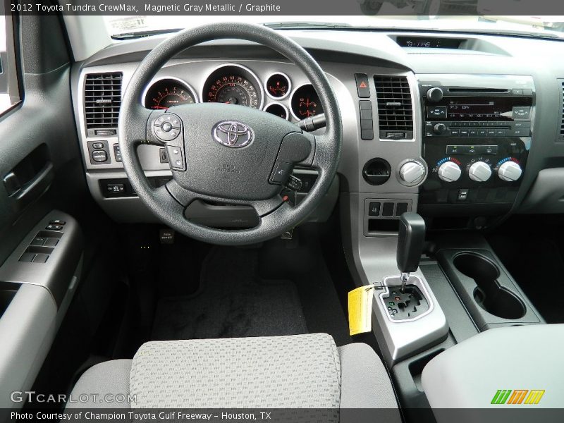 Magnetic Gray Metallic / Graphite 2012 Toyota Tundra CrewMax