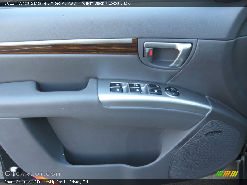 Twilight Black / Cocoa Black 2012 Hyundai Santa Fe Limited V6 AWD