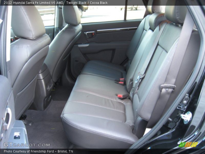 Twilight Black / Cocoa Black 2012 Hyundai Santa Fe Limited V6 AWD