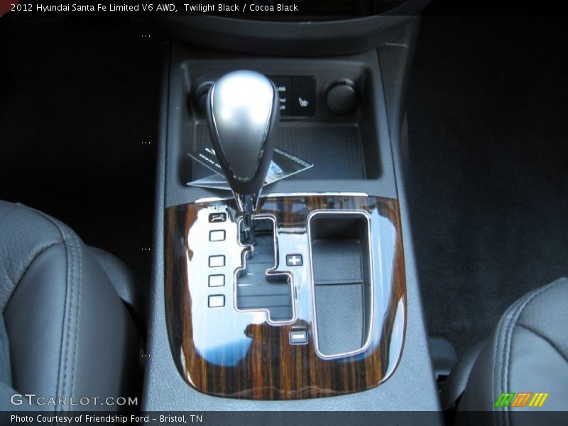 Twilight Black / Cocoa Black 2012 Hyundai Santa Fe Limited V6 AWD