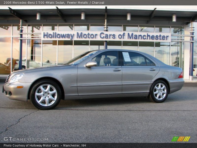 Pewter Metallic / Charcoal 2006 Mercedes-Benz S 500 4Matic Sedan