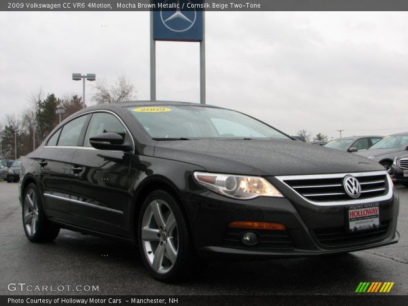 Mocha Brown Metallic / Cornsilk Beige Two-Tone 2009 Volkswagen CC VR6 4Motion