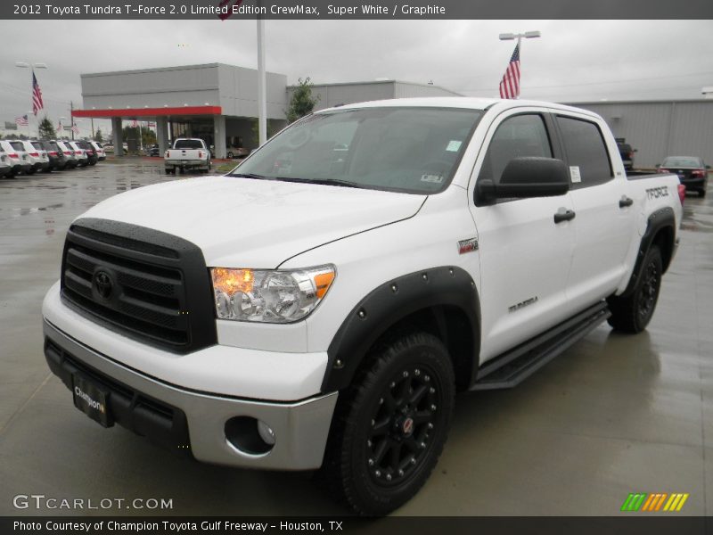 Super White / Graphite 2012 Toyota Tundra T-Force 2.0 Limited Edition CrewMax
