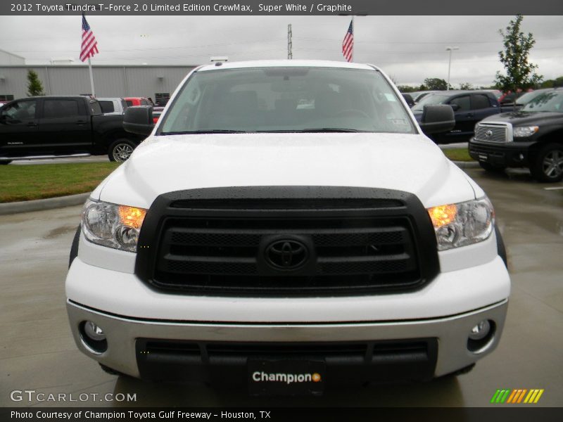 Super White / Graphite 2012 Toyota Tundra T-Force 2.0 Limited Edition CrewMax