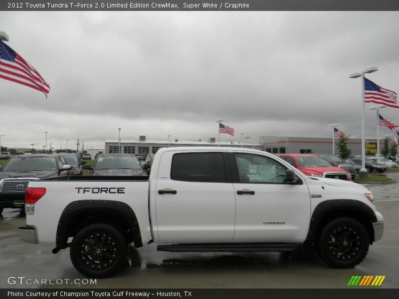 Super White / Graphite 2012 Toyota Tundra T-Force 2.0 Limited Edition CrewMax