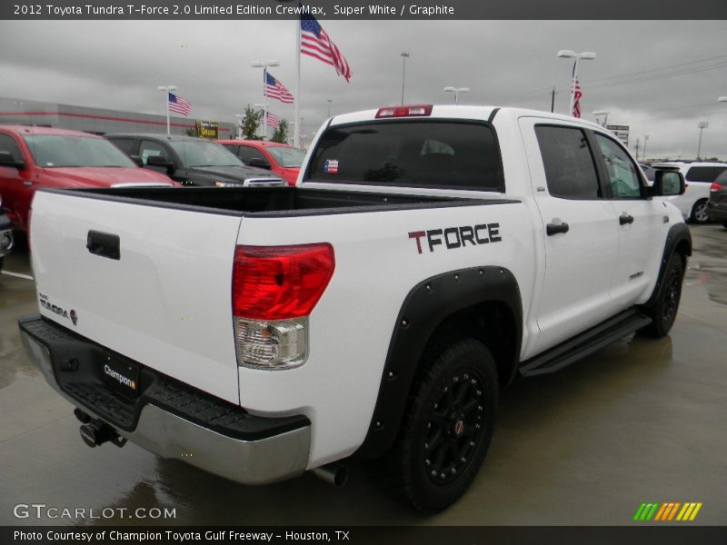 Super White / Graphite 2012 Toyota Tundra T-Force 2.0 Limited Edition CrewMax