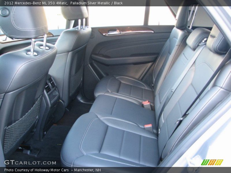 Palladium Silver Metallic / Black 2012 Mercedes-Benz ML 350 4Matic