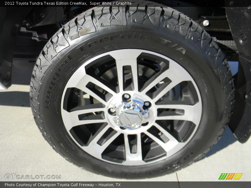 Super White / Graphite 2012 Toyota Tundra Texas Edition CrewMax