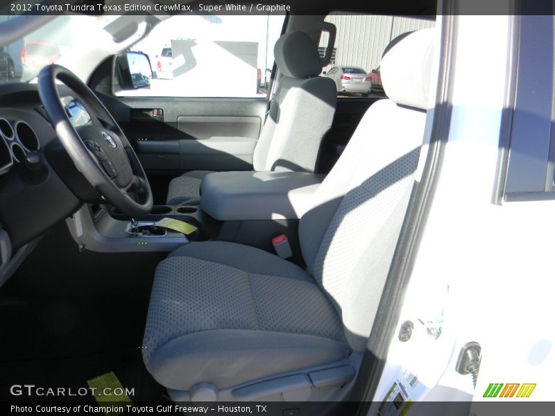 Super White / Graphite 2012 Toyota Tundra Texas Edition CrewMax