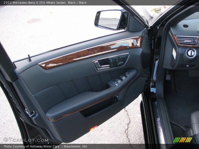 Black / Black 2011 Mercedes-Benz E 350 4Matic Sedan