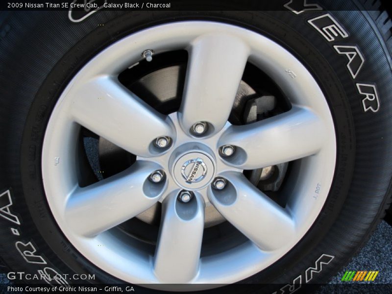 Galaxy Black / Charcoal 2009 Nissan Titan SE Crew Cab