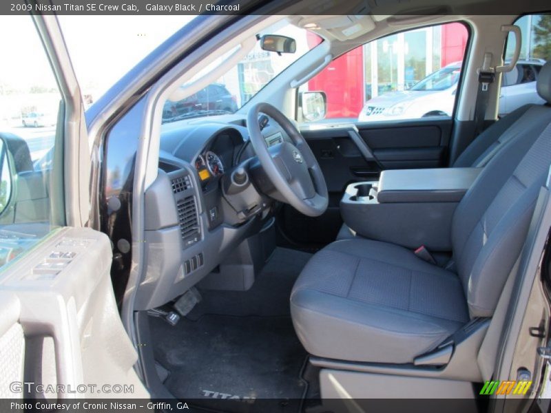 Galaxy Black / Charcoal 2009 Nissan Titan SE Crew Cab