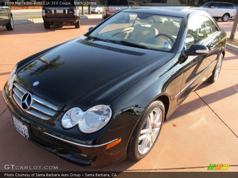 Black / Stone 2009 Mercedes-Benz CLK 350 Coupe