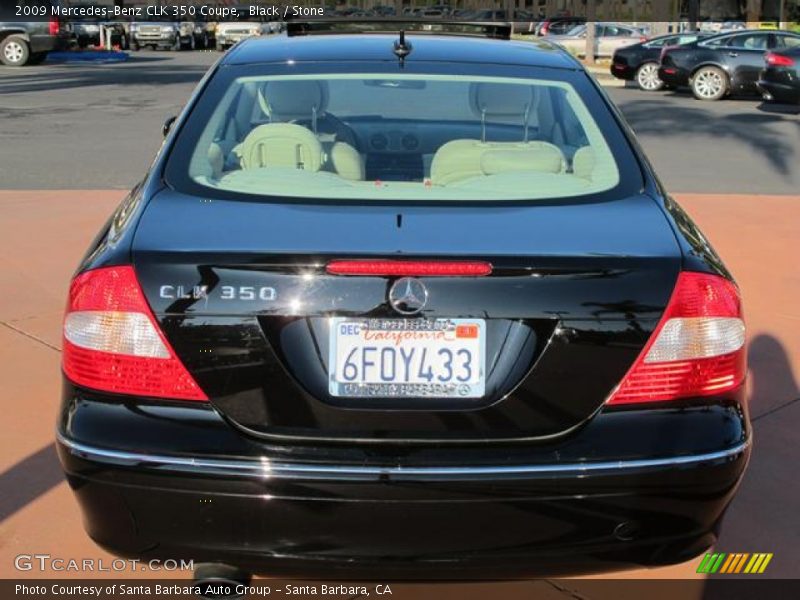 Black / Stone 2009 Mercedes-Benz CLK 350 Coupe
