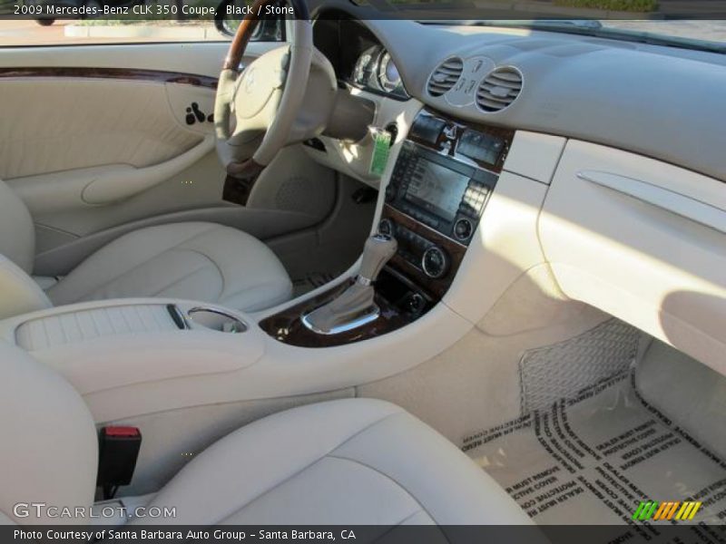 Black / Stone 2009 Mercedes-Benz CLK 350 Coupe
