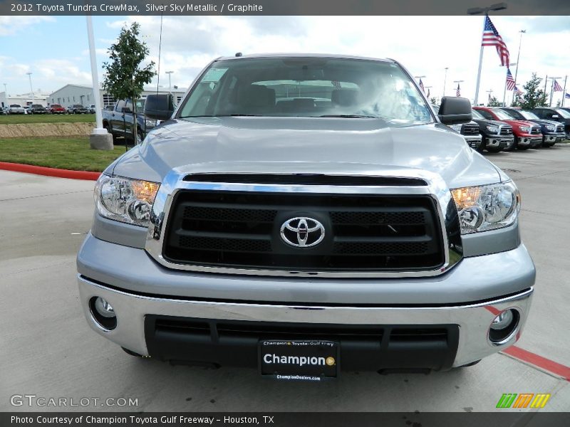 Silver Sky Metallic / Graphite 2012 Toyota Tundra CrewMax