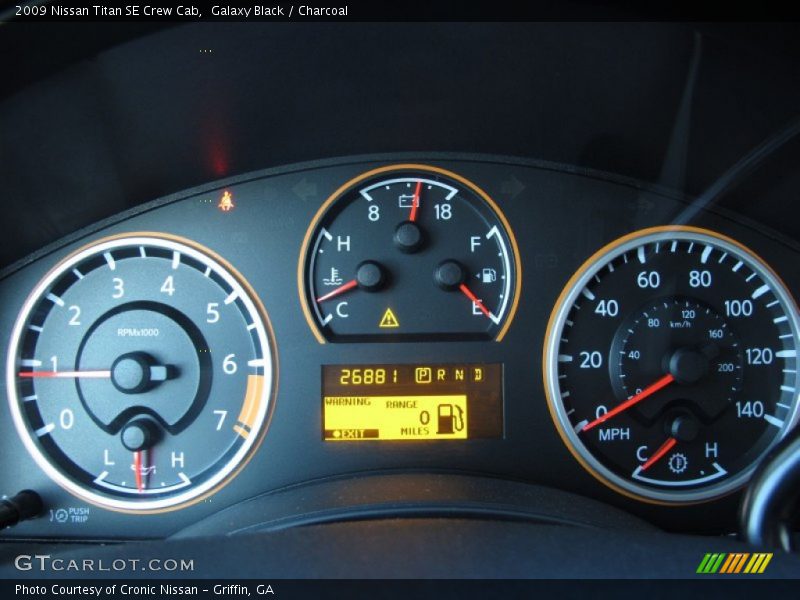  2009 Titan SE Crew Cab SE Crew Cab Gauges