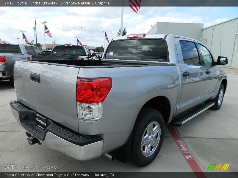 Silver Sky Metallic / Graphite 2012 Toyota Tundra CrewMax