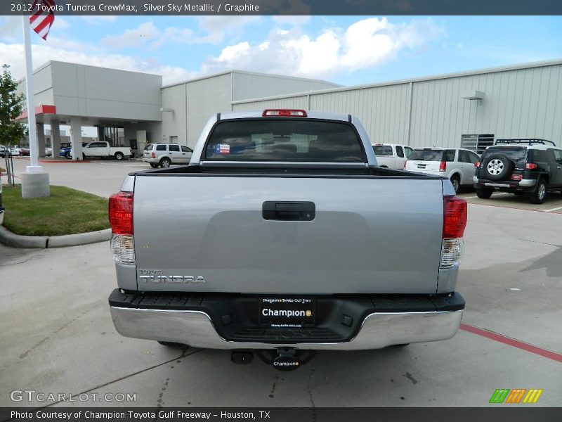 Silver Sky Metallic / Graphite 2012 Toyota Tundra CrewMax