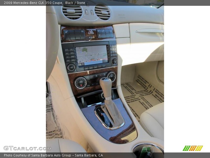 Black / Stone 2009 Mercedes-Benz CLK 350 Coupe