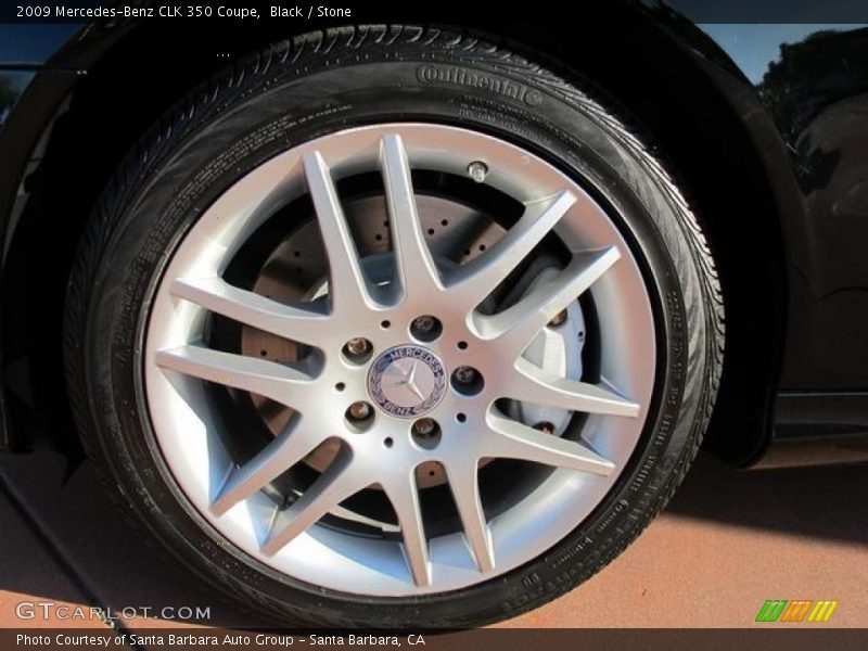 Black / Stone 2009 Mercedes-Benz CLK 350 Coupe