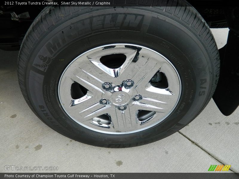 Silver Sky Metallic / Graphite 2012 Toyota Tundra CrewMax