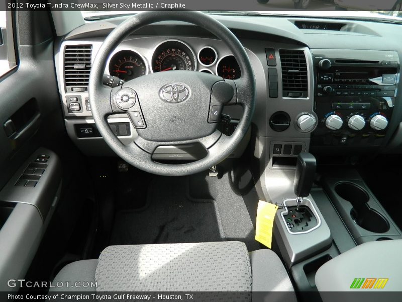 Silver Sky Metallic / Graphite 2012 Toyota Tundra CrewMax