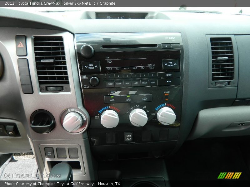 Silver Sky Metallic / Graphite 2012 Toyota Tundra CrewMax